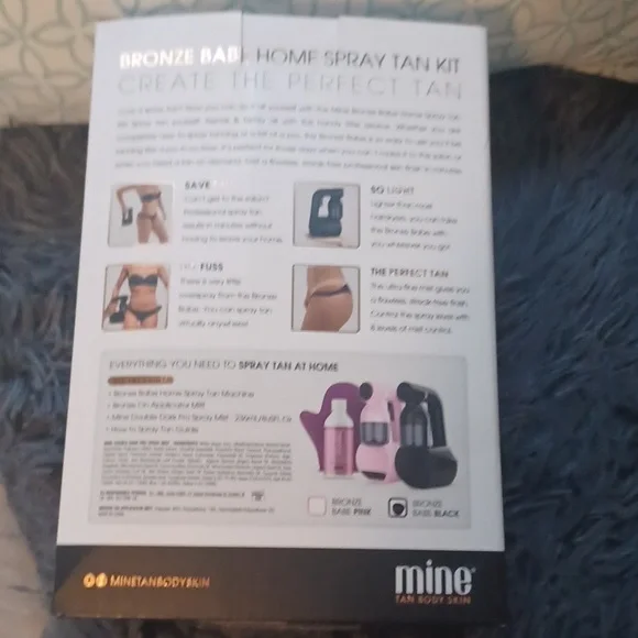 New Mine Bronze Babe home spray tan kit